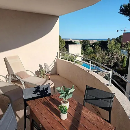 T3 Vue Mer, 2 Chambres, Piscine, Terrasse, Parking Public Gratuit A 150m *